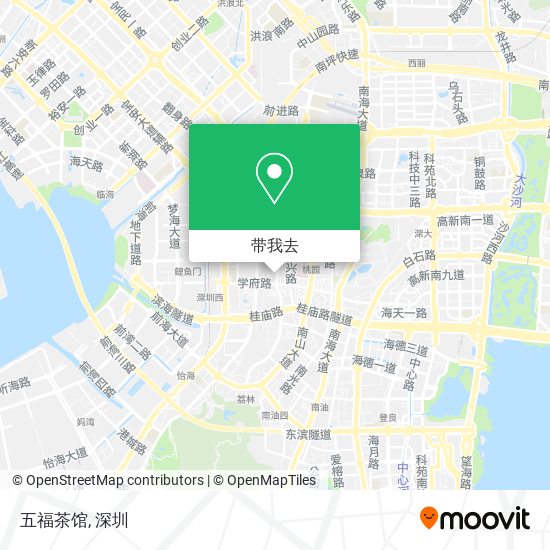 五福茶馆地图