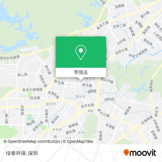 绿泰环保地图