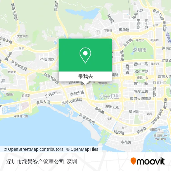 深圳市绿景资产管理公司地图