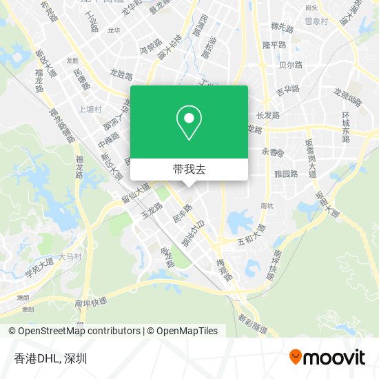 香港DHL地图
