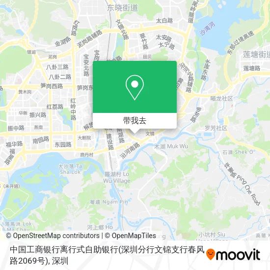 中国工商银行离行式自助银行(深圳分行文锦支行春风路2069号)地图