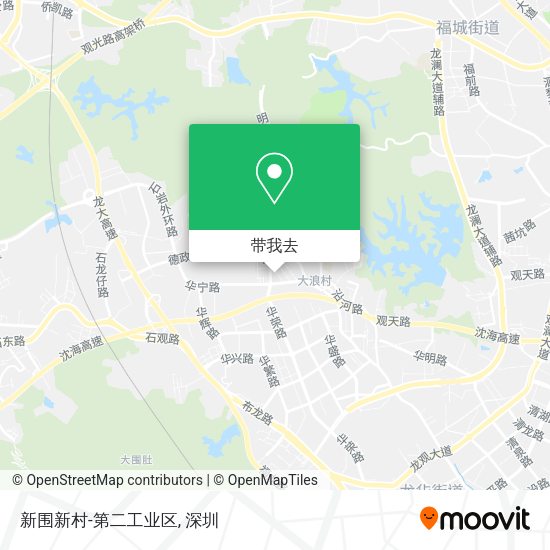 新围新村-第二工业区地图