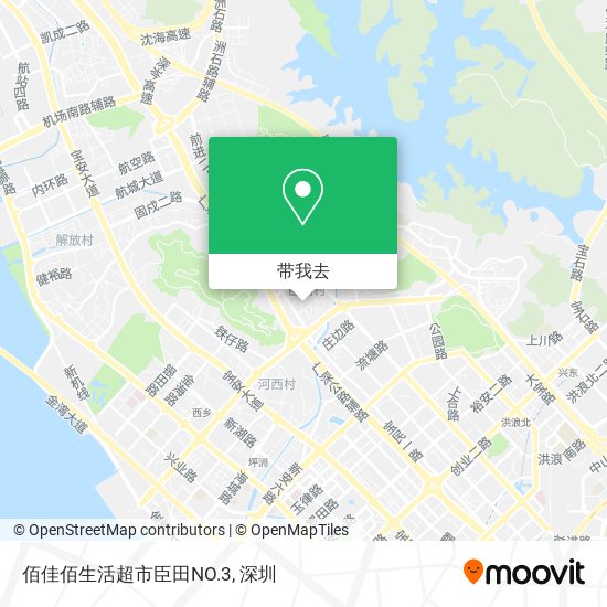 佰佳佰生活超市臣田NO.3地图