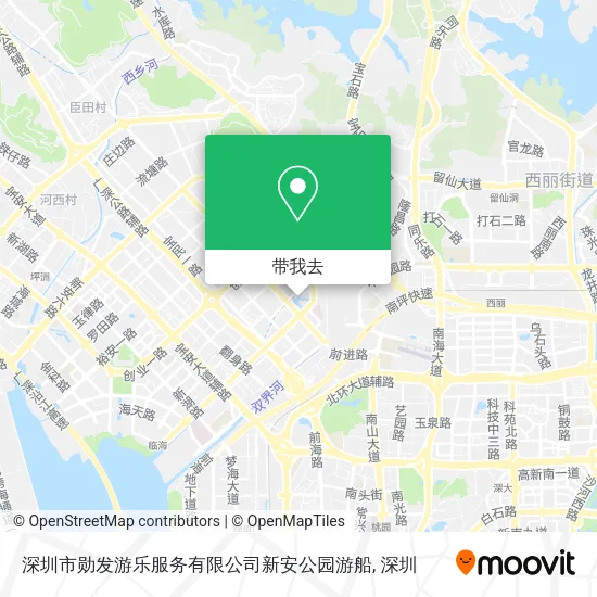 深圳市勋发游乐服务有限公司新安公园游船地图