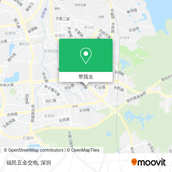 福民五金交电地图