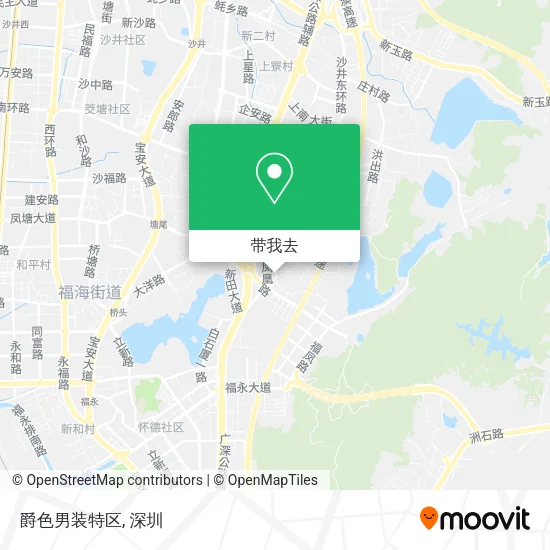 爵色男装特区地图