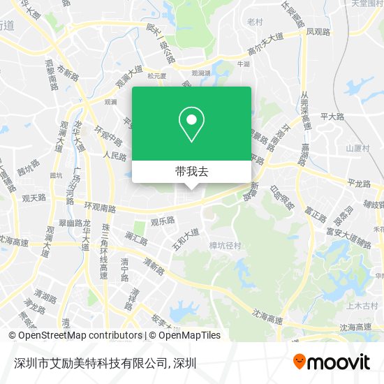 深圳市艾励美特科技有限公司地图