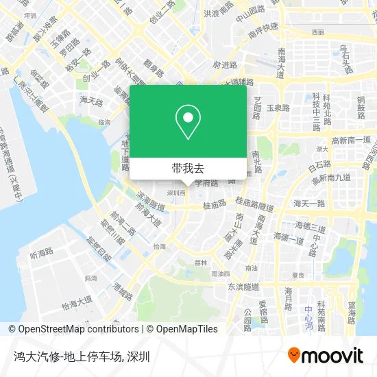 鸿大汽修-地上停车场地图
