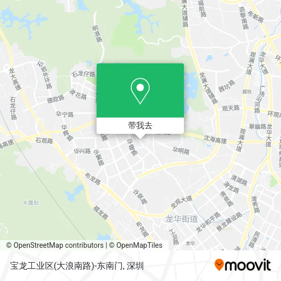 宝龙工业区(大浪南路)-东南门地图