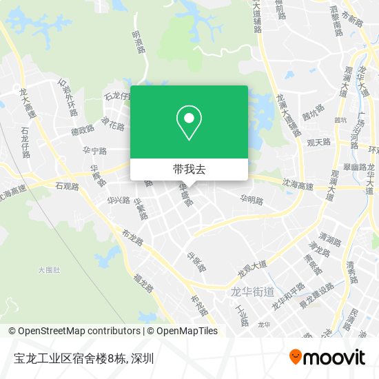 宝龙工业区宿舍楼8栋地图
