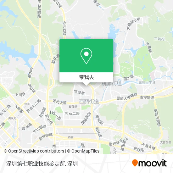 深圳第七职业技能鉴定所地图