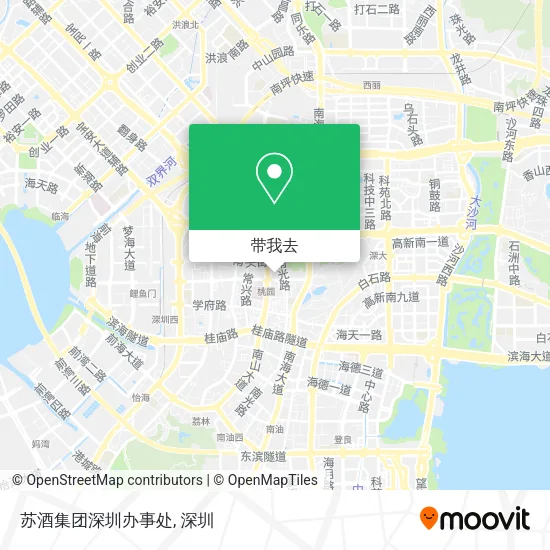 苏酒集团深圳办事处地图