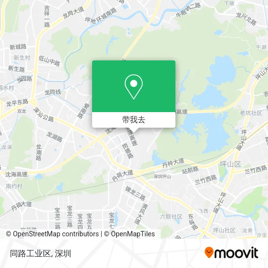 同路工业区地图
