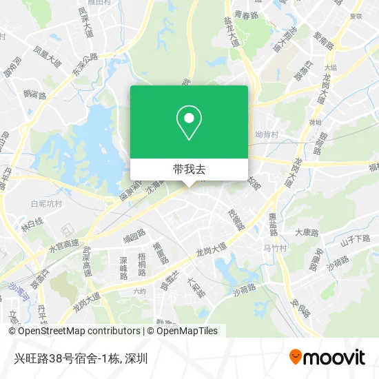 兴旺路38号宿舍-1栋地图