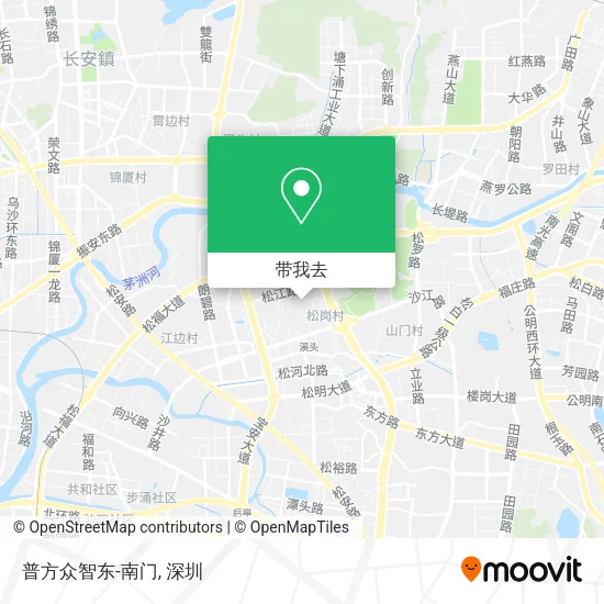普方众智东-南门地图