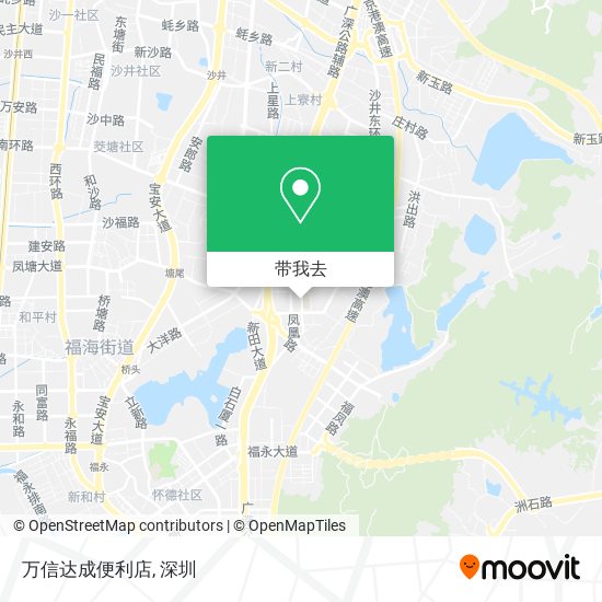 万信达成便利店地图