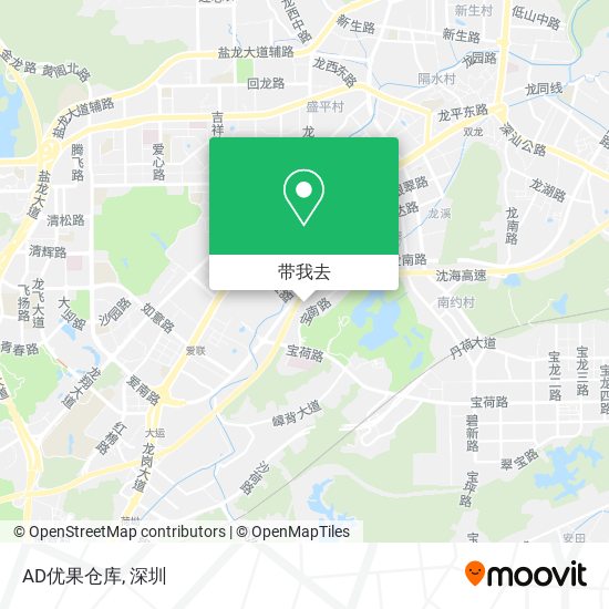 AD优果仓库地图