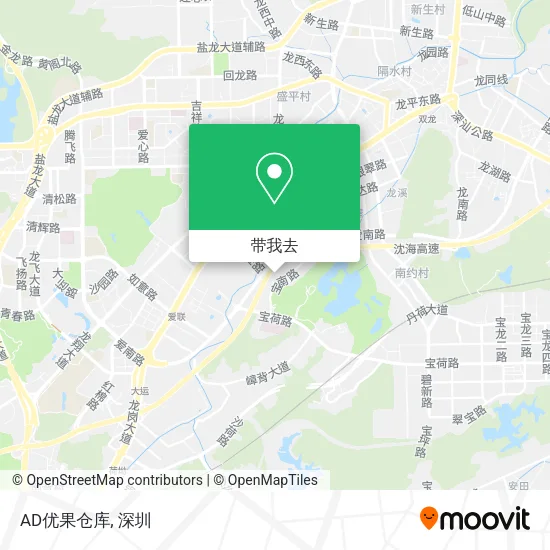 AD优果仓库地图