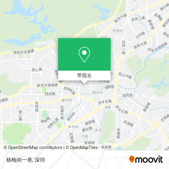 杨梅岗一巷地图