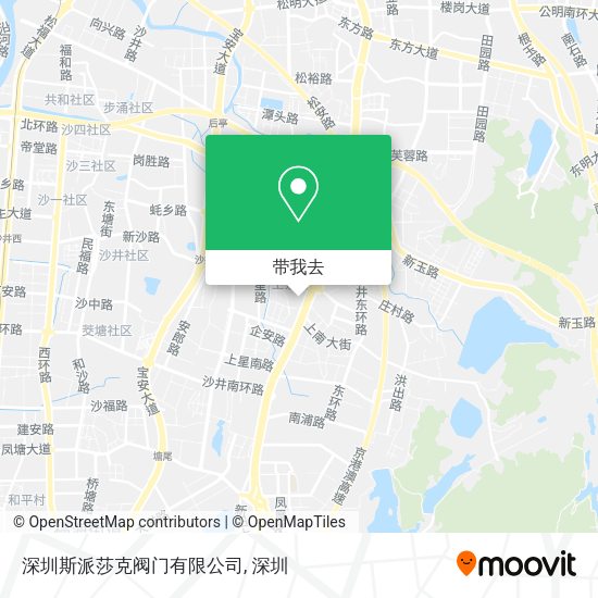 深圳斯派莎克阀门有限公司地图