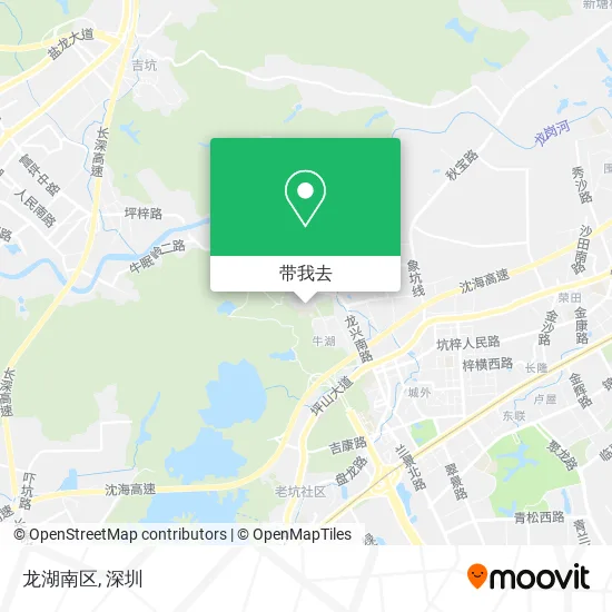 龙湖南区地图