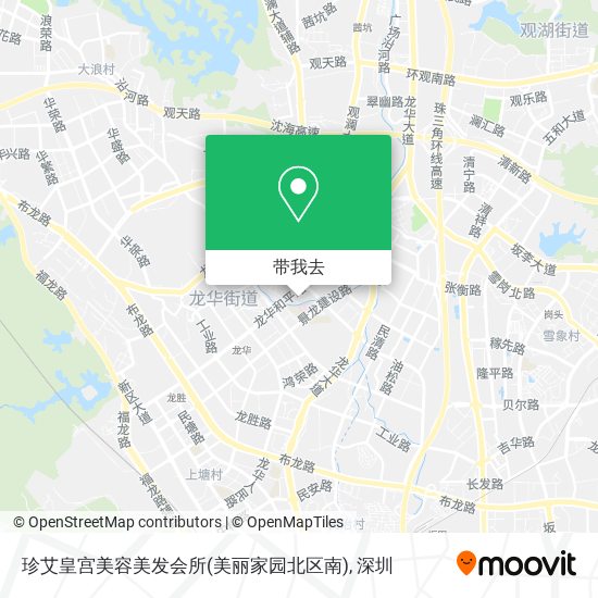 珍艾皇宫美容美发会所(美丽家园北区南)地图