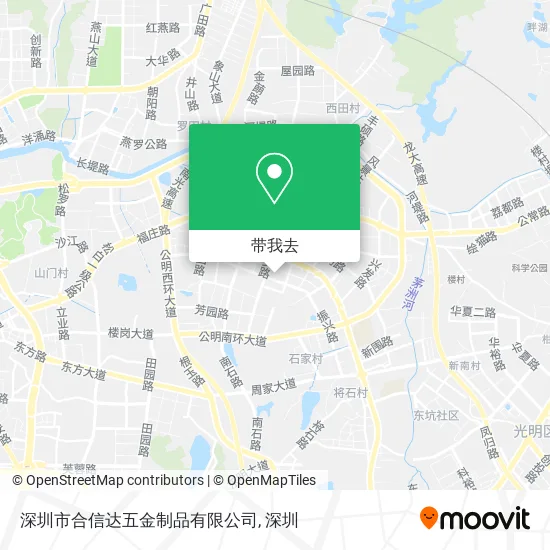 深圳市合信达五金制品有限公司地图