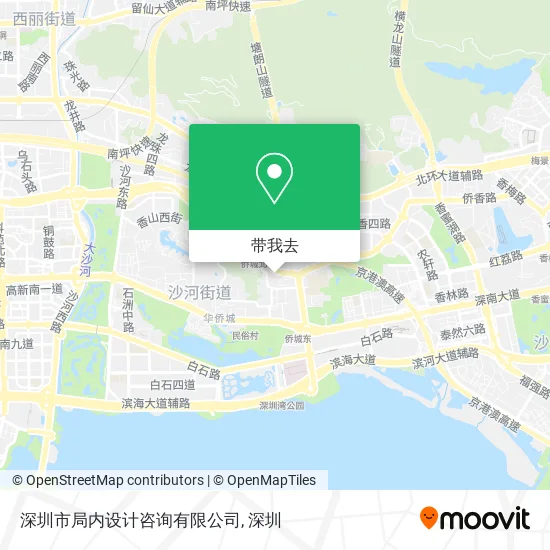 深圳市局内设计咨询有限公司地图