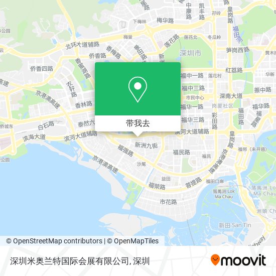深圳米奥兰特国际会展有限公司地图