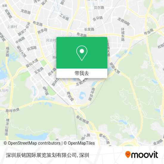 深圳辰铭国际展览策划有限公司地图