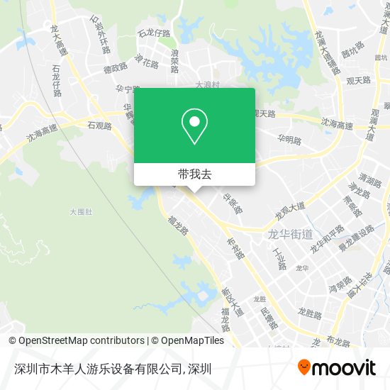 深圳市木羊人游乐设备有限公司地图