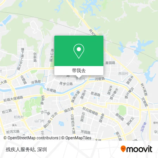 残疾人服务站地图