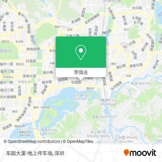 东园大厦-地上停车场地图