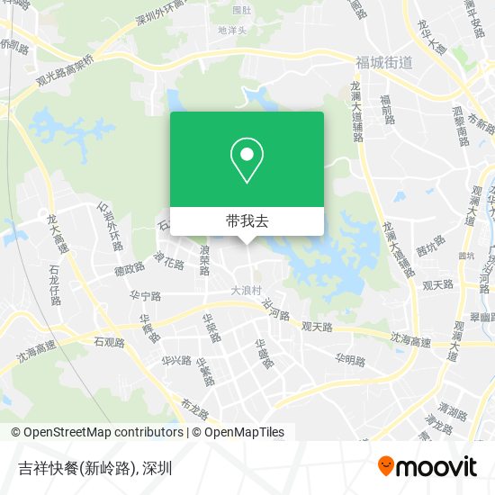 吉祥快餐(新岭路)地图