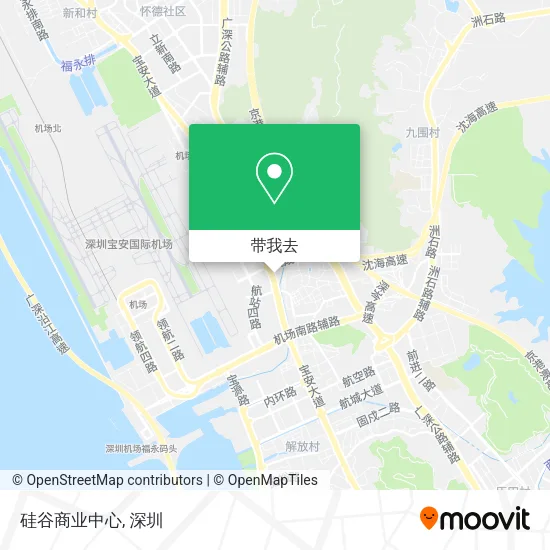 硅谷商业中心地图