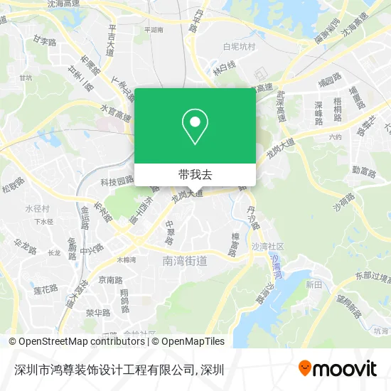 深圳市鸿尊装饰设计工程有限公司地图