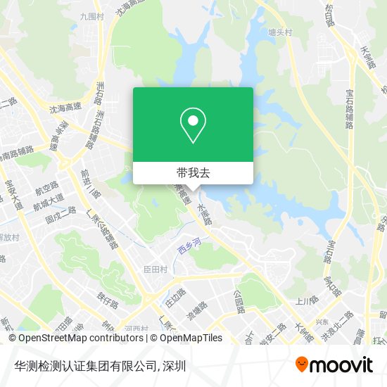 华测检测认证集团有限公司地图