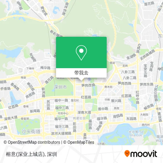 榕意(深业上城店)地图