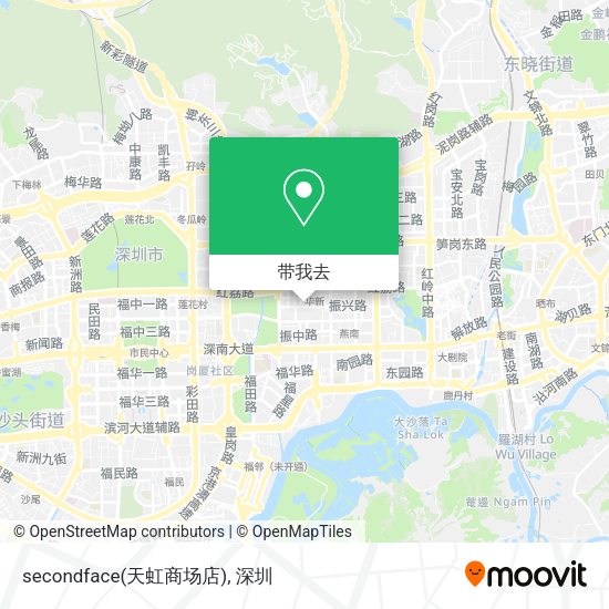 secondface(天虹商场店)地图