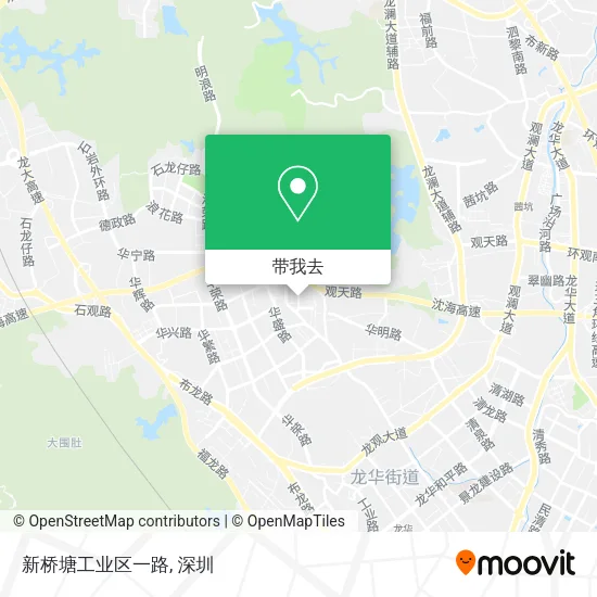 新桥塘工业区一路地图