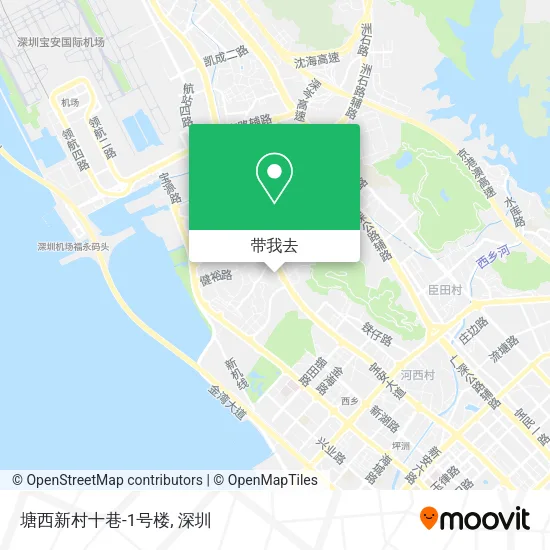 塘西新村十巷-1号楼地图