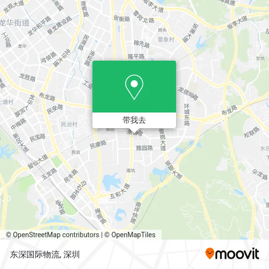 东深国际物流地图