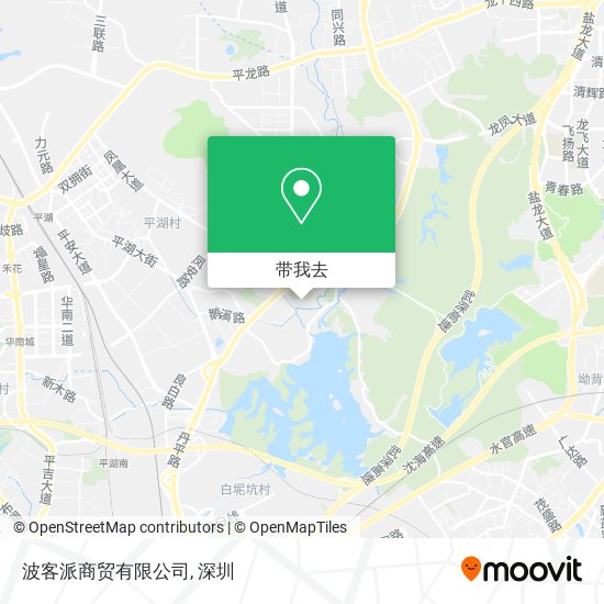 波客派商贸有限公司地图