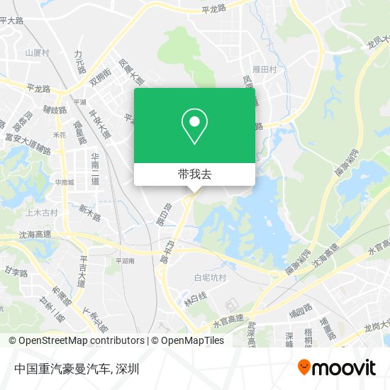 中国重汽豪曼汽车地图