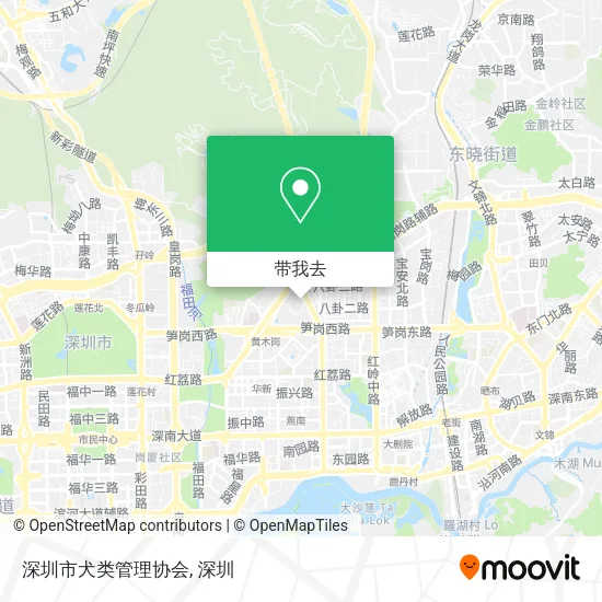 深圳市犬类管理协会地图