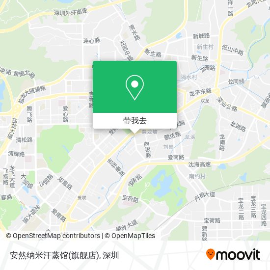 安然纳米汗蒸馆(旗舰店)地图