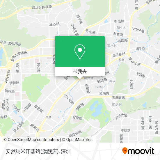 安然纳米汗蒸馆(旗舰店)地图