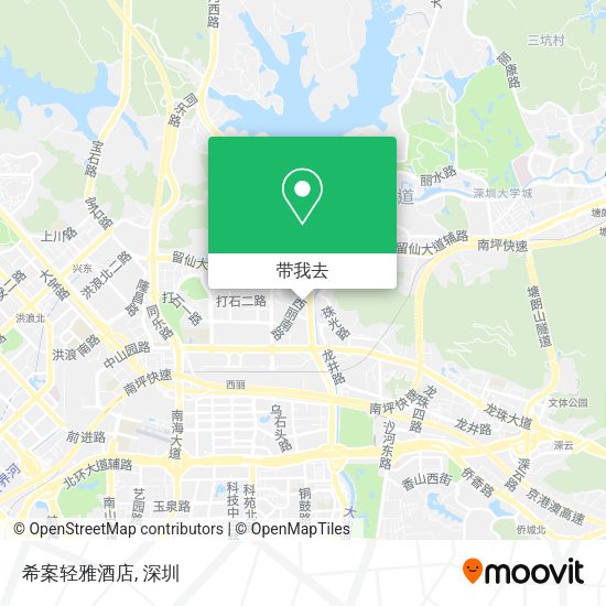 希案轻雅酒店地图