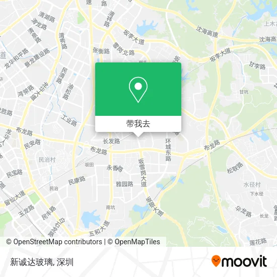 新诚达玻璃地图