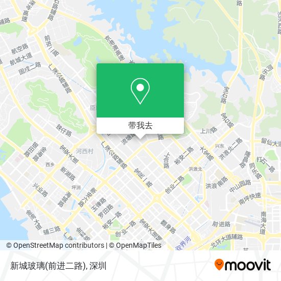 新城玻璃(前进二路)地图